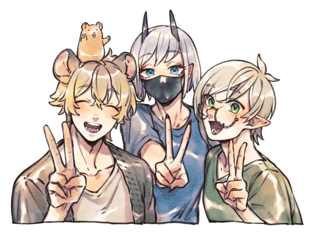 Kanoaの3人（くまのぶーさん・あきよし。・名無透蒼）